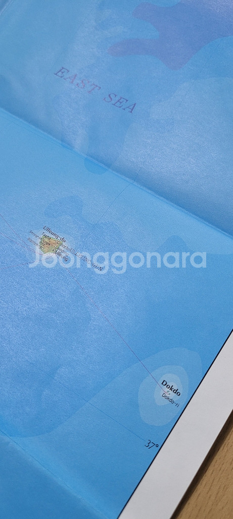 [ 독도 표기 대한민국 지도 ] 미군 독도표기 우리나라--5