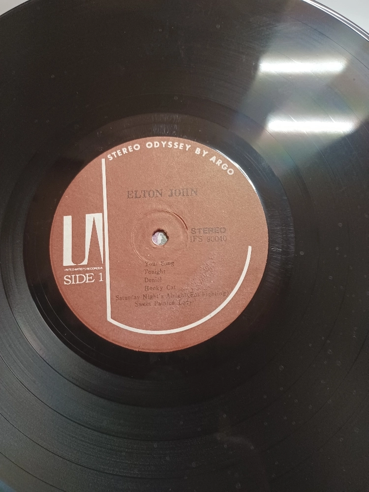 ELTON JOHN 미국 원판 LP 이미지