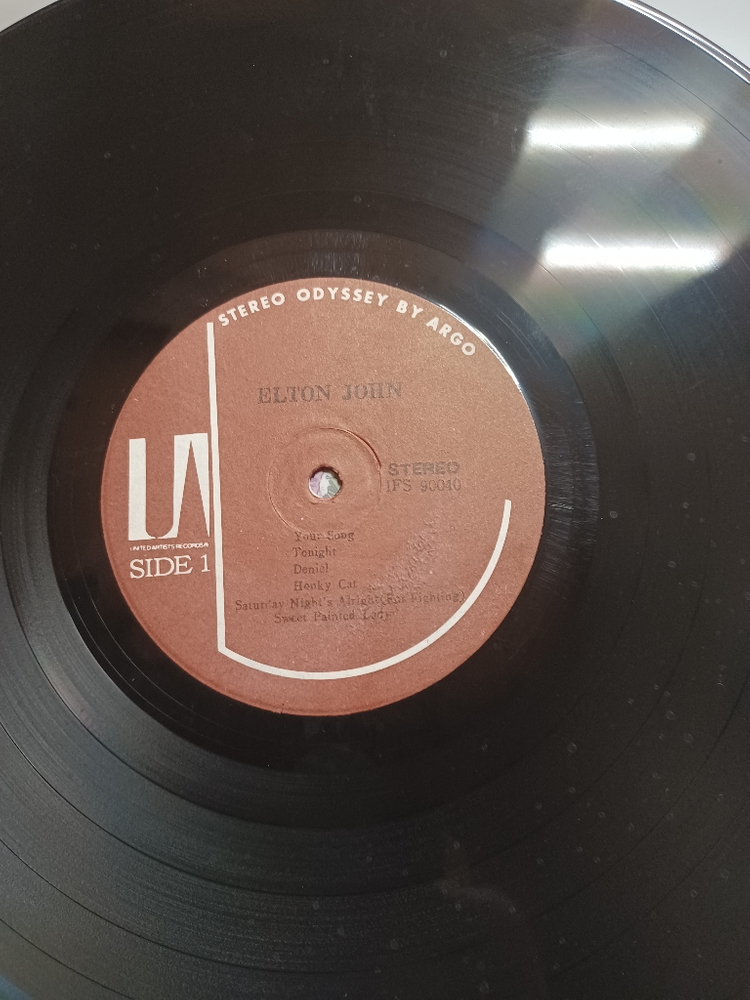 ELTON JOHN 미국 원판 LP 이미지