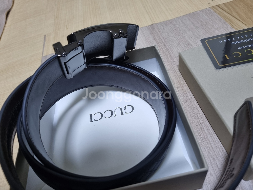 구찌벨트 오토매틱 자동벨트 팝니다 새것입니다--5