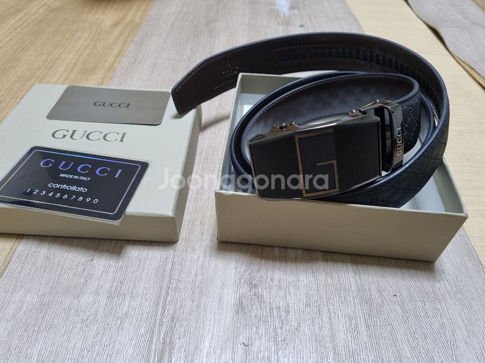 구찌벨트 오토매틱 자동벨트 팝니다 새것입니다--2