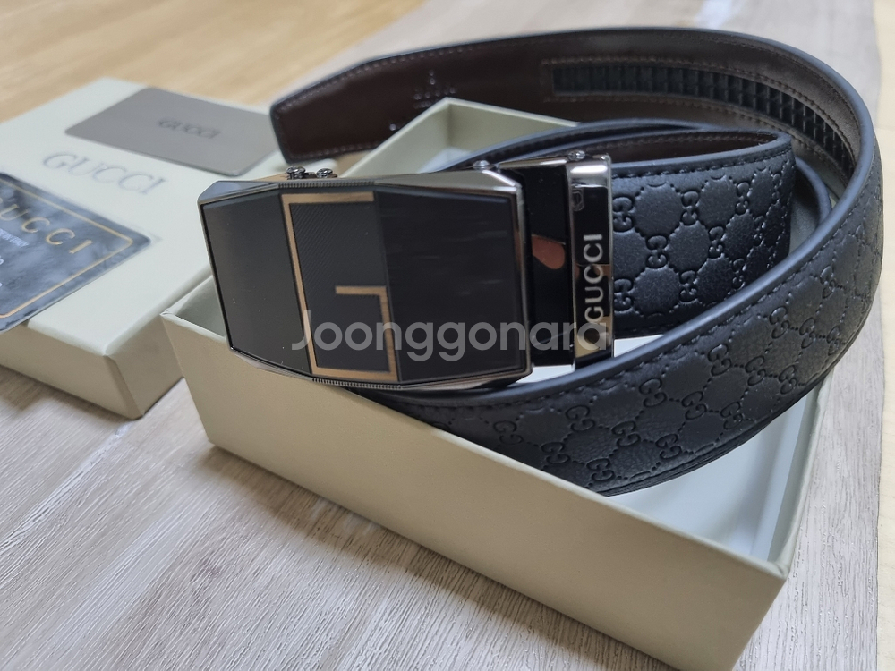 구찌벨트 오토매틱 자동벨트 팝니다 새것입니다--1