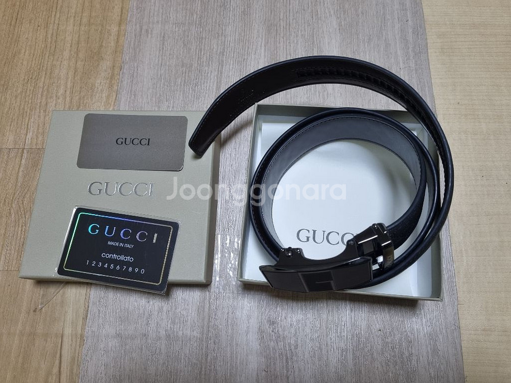 구찌벨트 오토매틱 자동벨트 팝니다 새것입니다--3