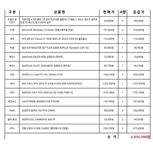 본체 2대 팔아요 풀세트 구매원하시는분,네고환영이요