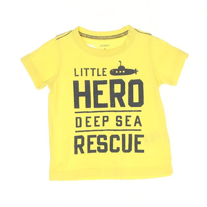 [코너마켓][6M][카터스]carter's 여아 옐로 잠수함 반팔 티셔츠