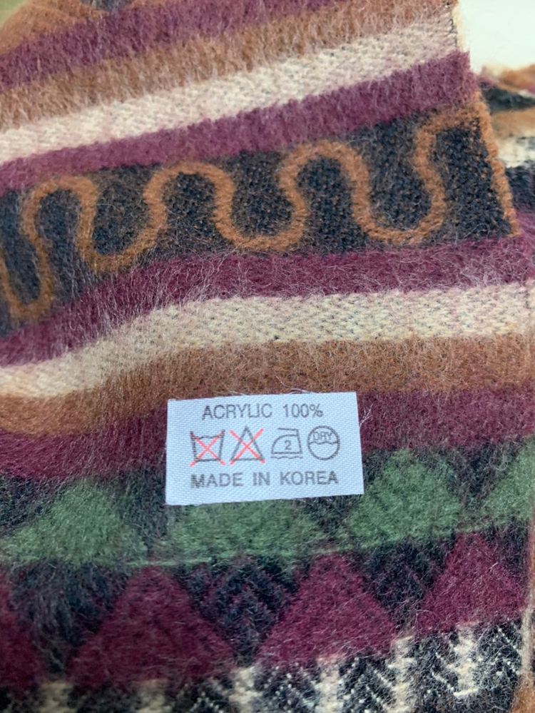 (새상품) 크로커다일 숄 머플러--2