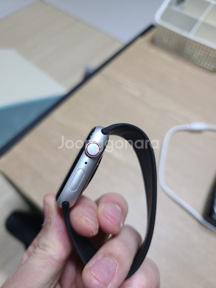 애플워치se 44mm 실버 셀룰러--3