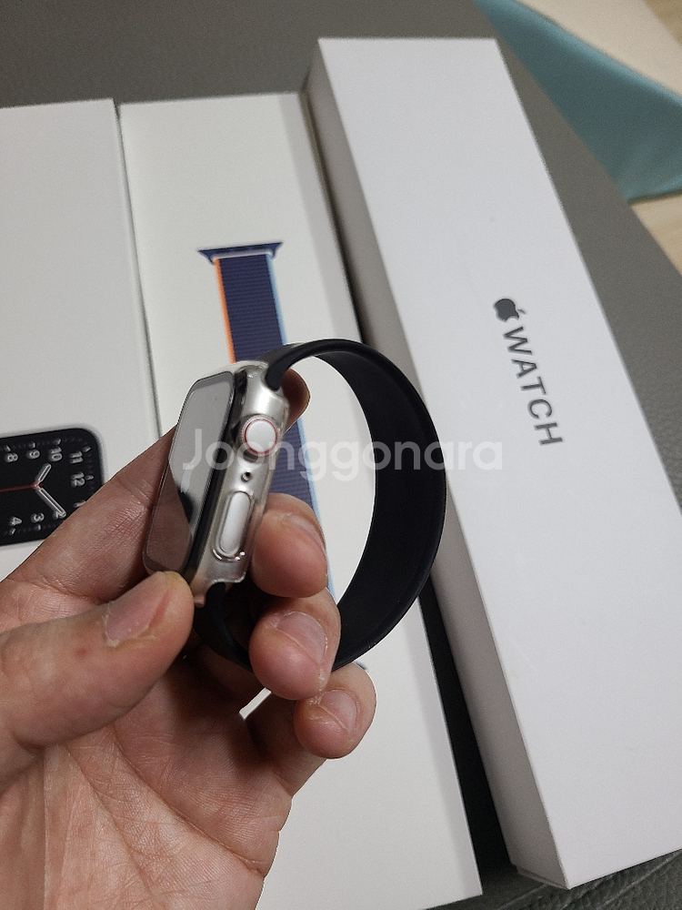 애플워치se 44mm 실버 셀룰러--1