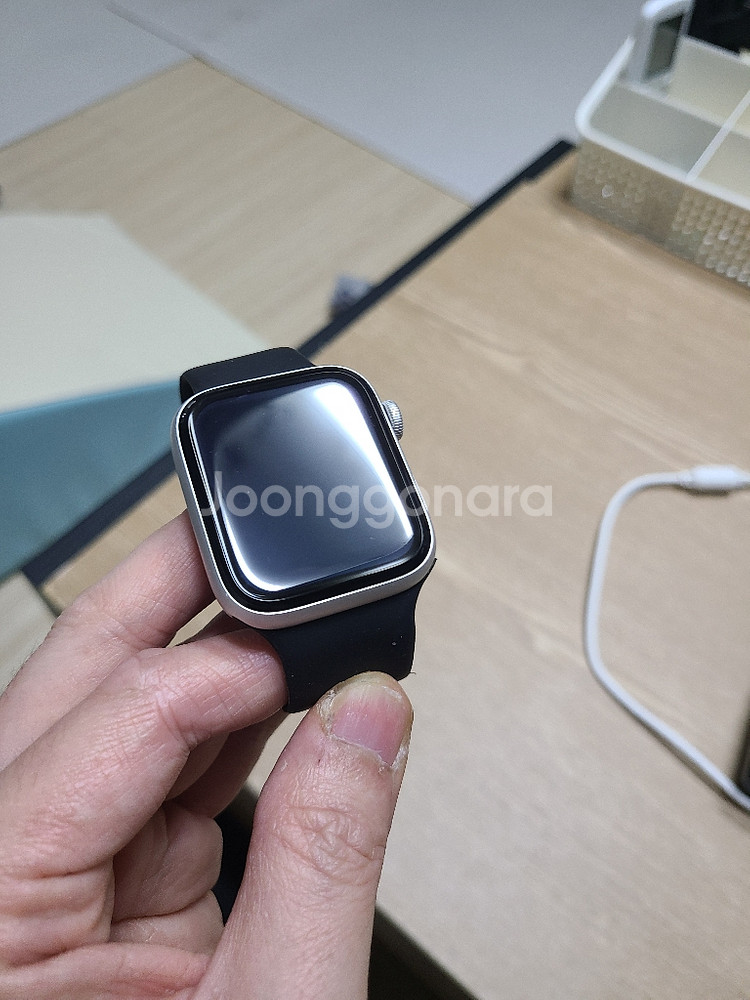 애플워치se 44mm 실버 셀룰러--0