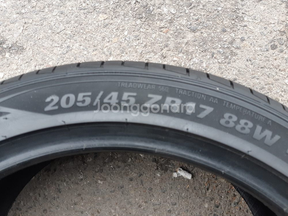중고금호 마제스티9솔루스 타이어 205 45 17 판매 | 휠/타이어 | 중고나라