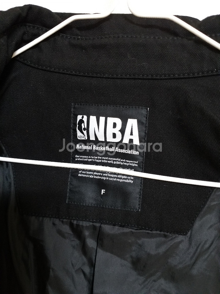 여성 NBA 브루클린네츠 데님자켓 (오버핏90-100)--5