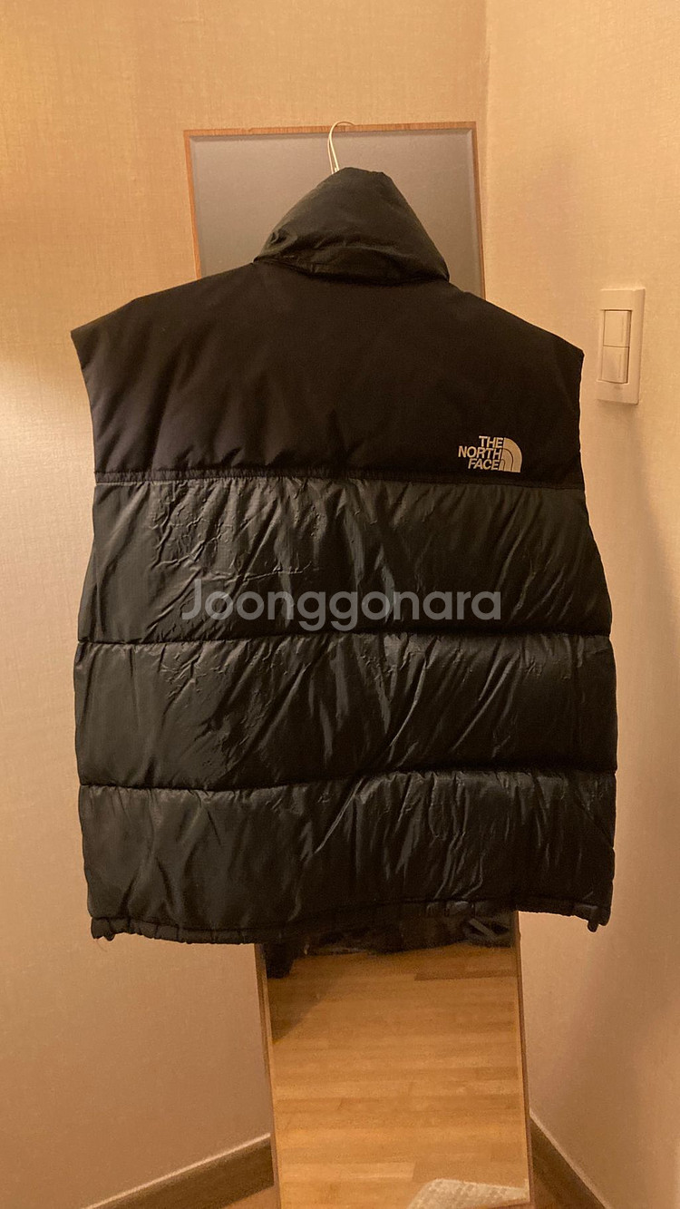 노스페이스 패딩조끼--1