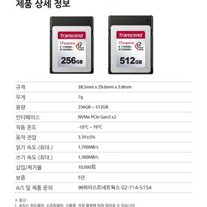 cfexpress b 512GB[transcend]