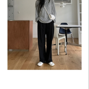 데일리쥬 슬랙스 블랙 L