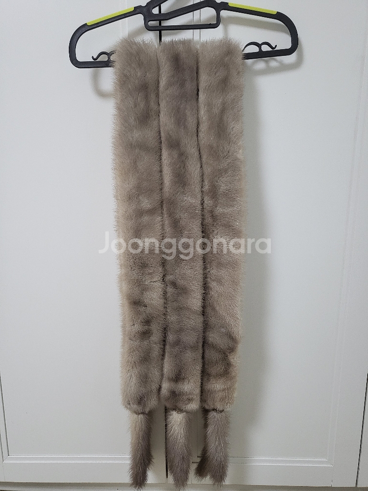 천연모피 밍크 목도리 머플러 숄--0