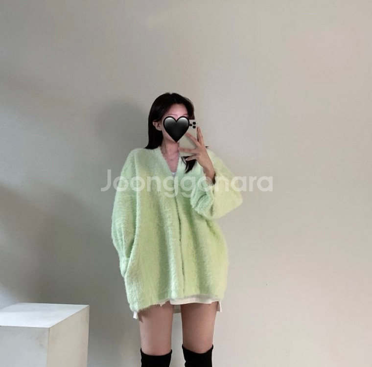 밍크 퍼 가디건(새상품)--1