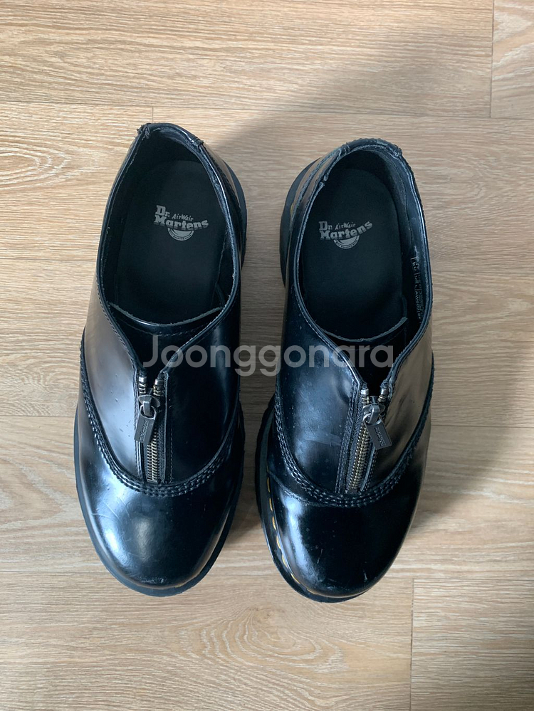 닥터마틴 레트로 1461 쿼드 폴리쉬드 스무스 블랙--7