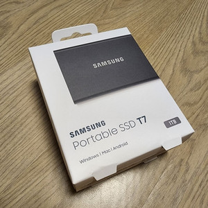 SAMSUNG SSD T7 1TB 미개봉
