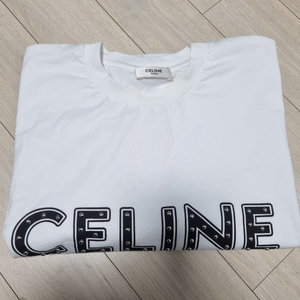 CELINE 셀린느 로고 클래식 반팔 티셔츠 L 100