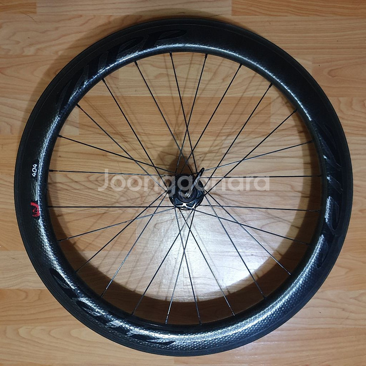 ZIPP404클린처V2 자전거휠셋 타이어,튜브,패드포함--2