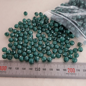 비즈장식 8미리 청녹색상 500개 일괄
