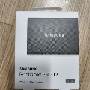 삼성 Portable SSD T7(미개봉)