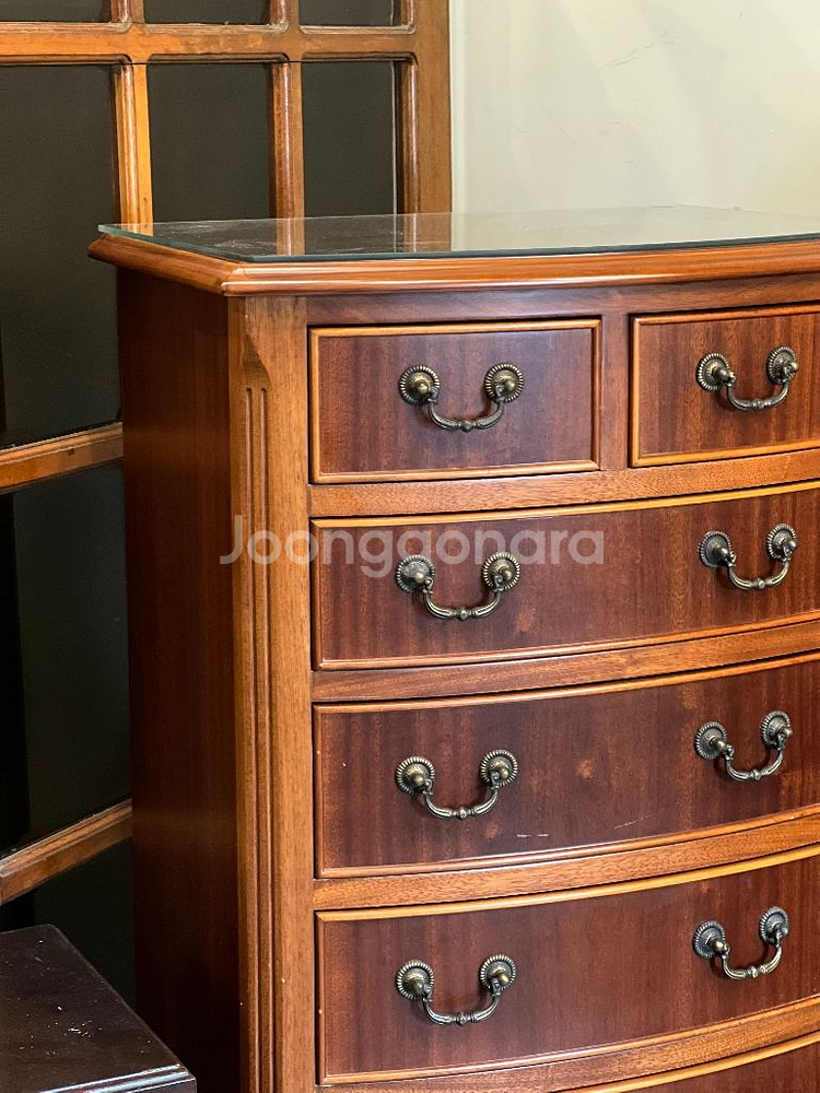 엔틱스텐딩서랍장,원목서랍장,빈티지서랍장,7단서랍장--3