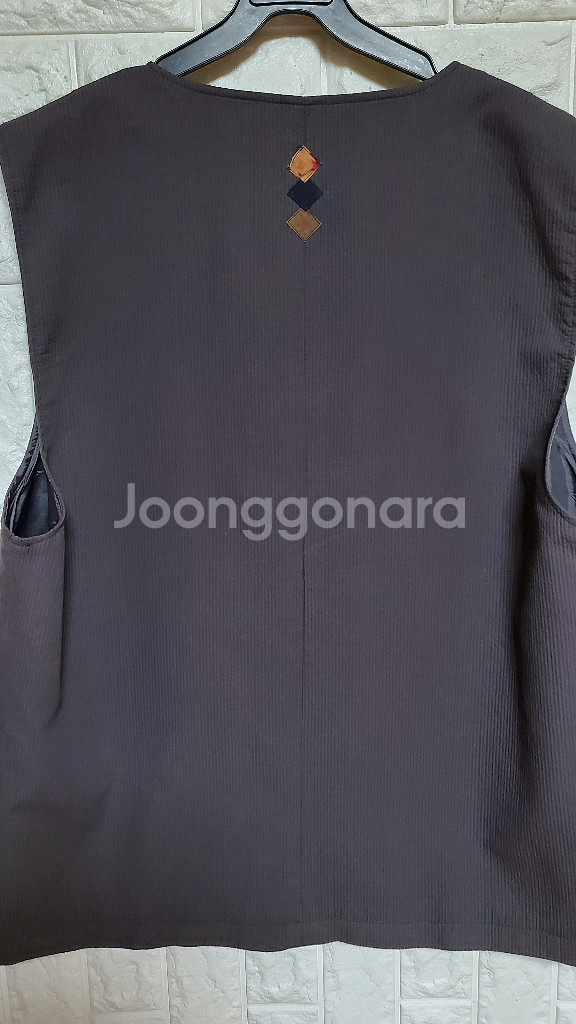천연염색*생활한복조끼*100~105 반품60 새상품--5