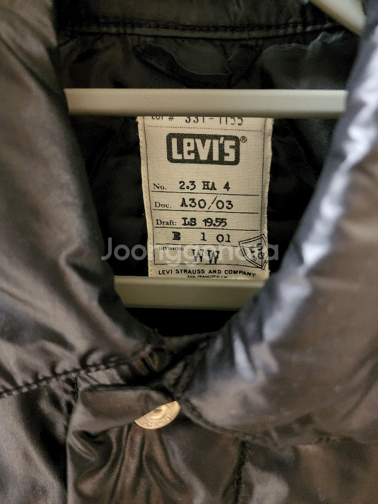 리바이스 오리털 패딩 m 95-97--1