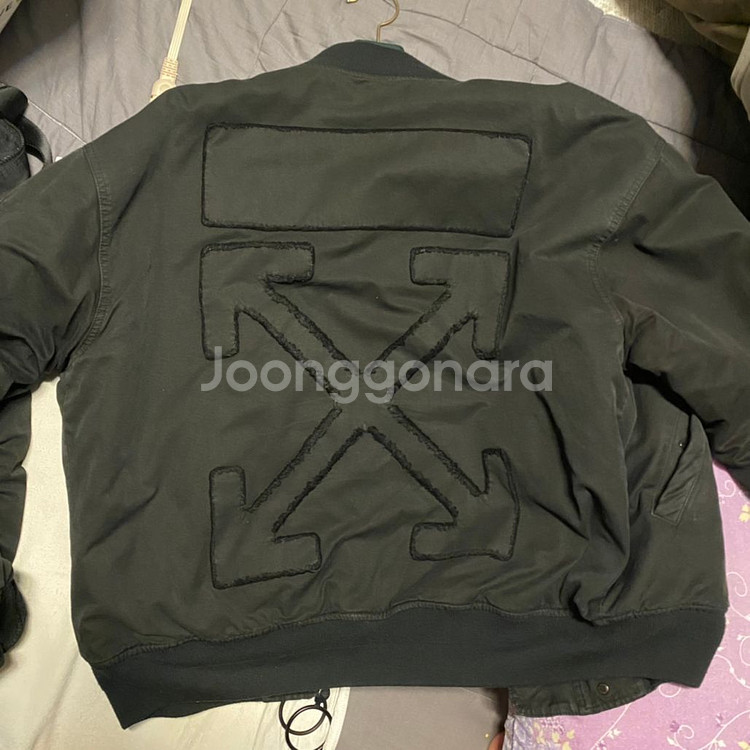 [M] 오프화이트 오버핏 봄버 마원 ma1 항공점퍼--1