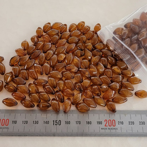 비즈장식 브라운색상 15미리 150개 일괄