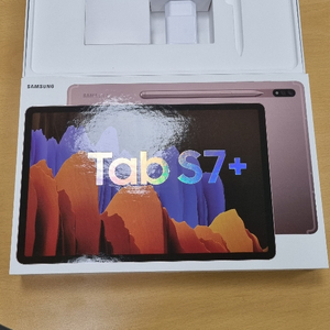갤럭시탭s7+ LTE 256G 정품키보드케이스 포함