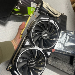 msi 지포스 1060 3g 풀박스 팝니다