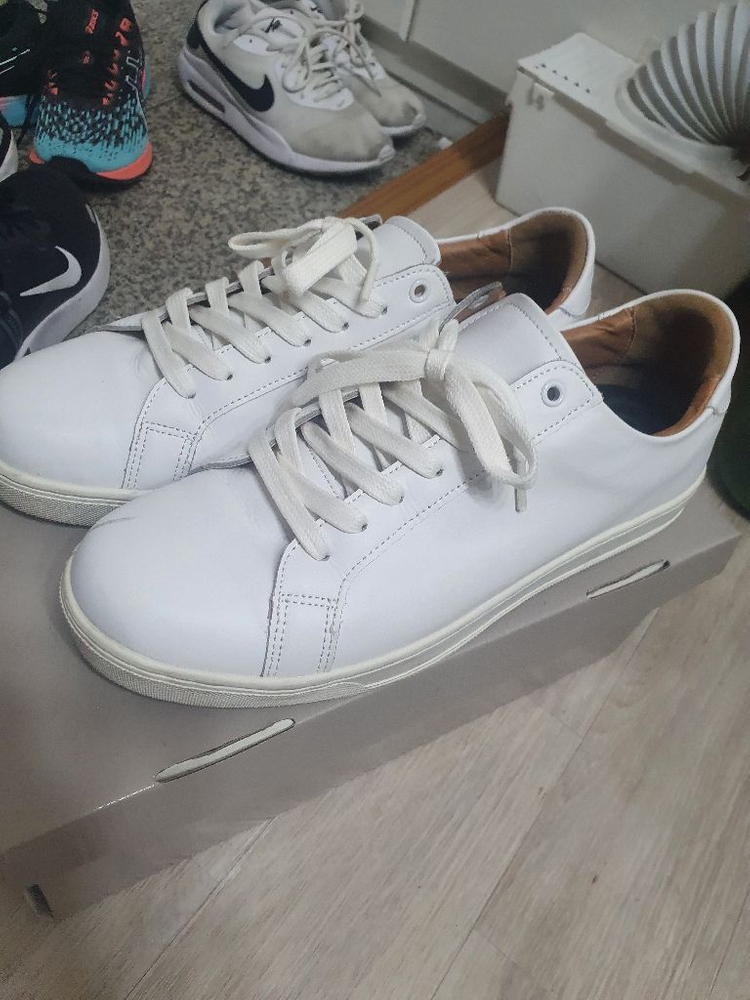 남성 화이트 스니커즈--3