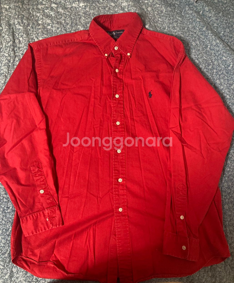 폴로 랄프로렌 셔츠 (레드) 정품--0
