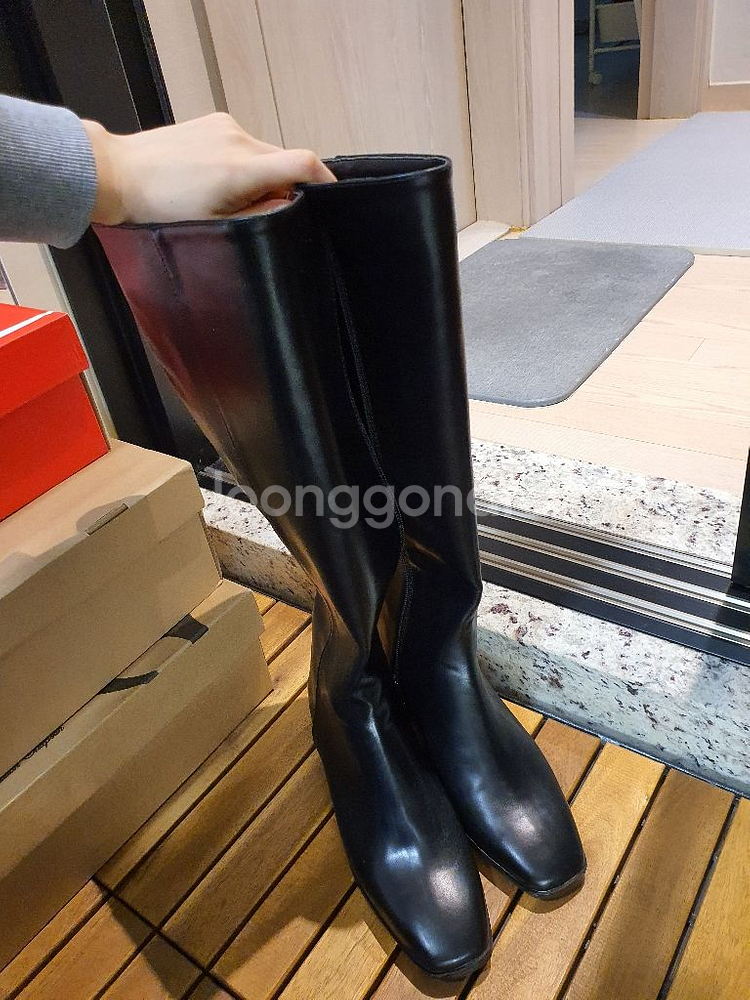 모어레브 롱부츠 240 블랙 새제품--1
