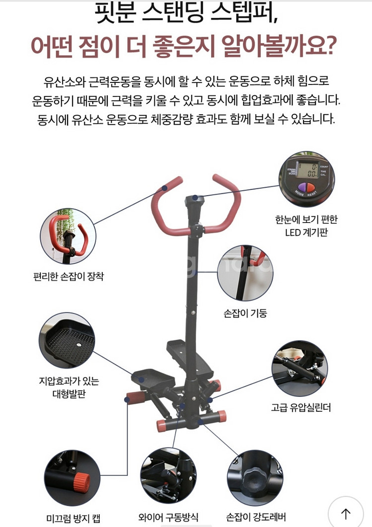 핏분 스탠딩 스텝퍼 B-ST500--3