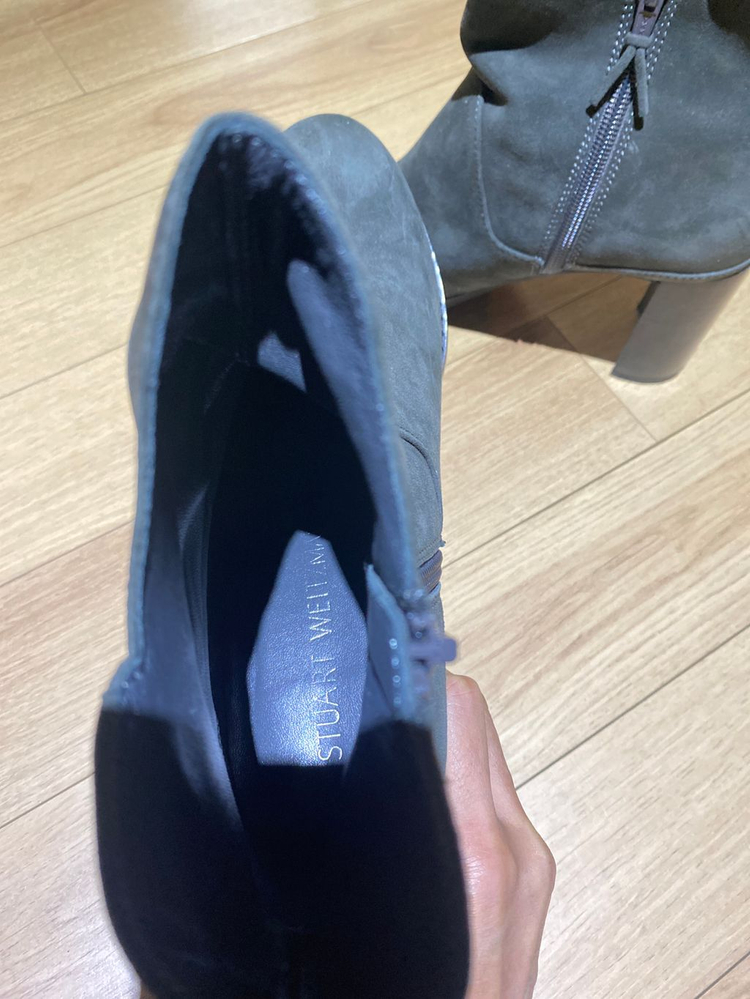 스튜어트와이츠먼 앵클부츠 스웨이드 38--6