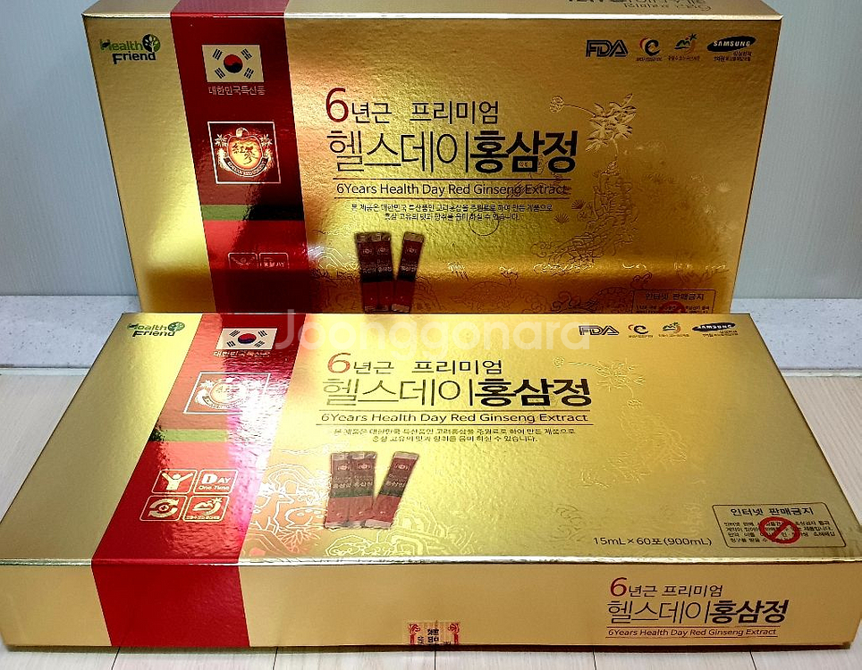 6년근 (1+1)헬스데이홍삼정60포--6