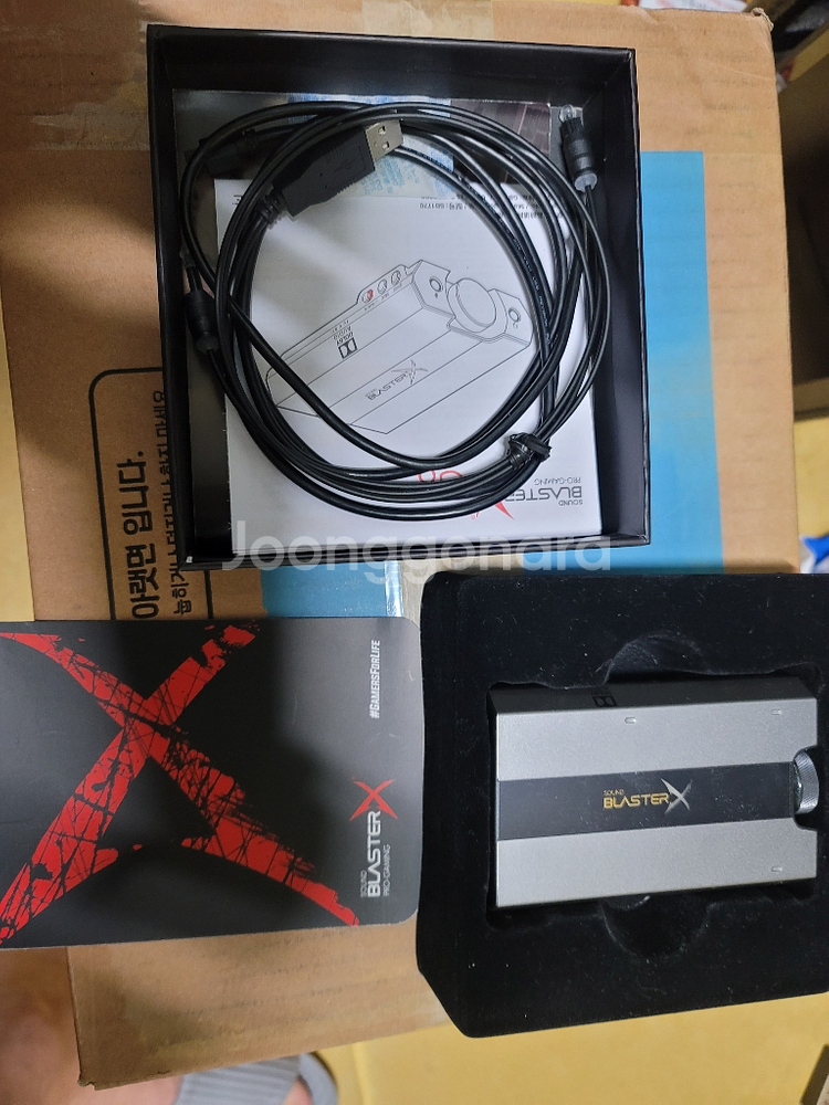 사운드블라스터 g6 사운드카드 판매합니다--3