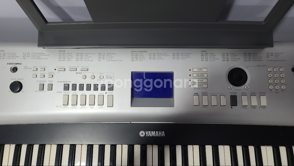 야마하키보드(DGX-520)--3