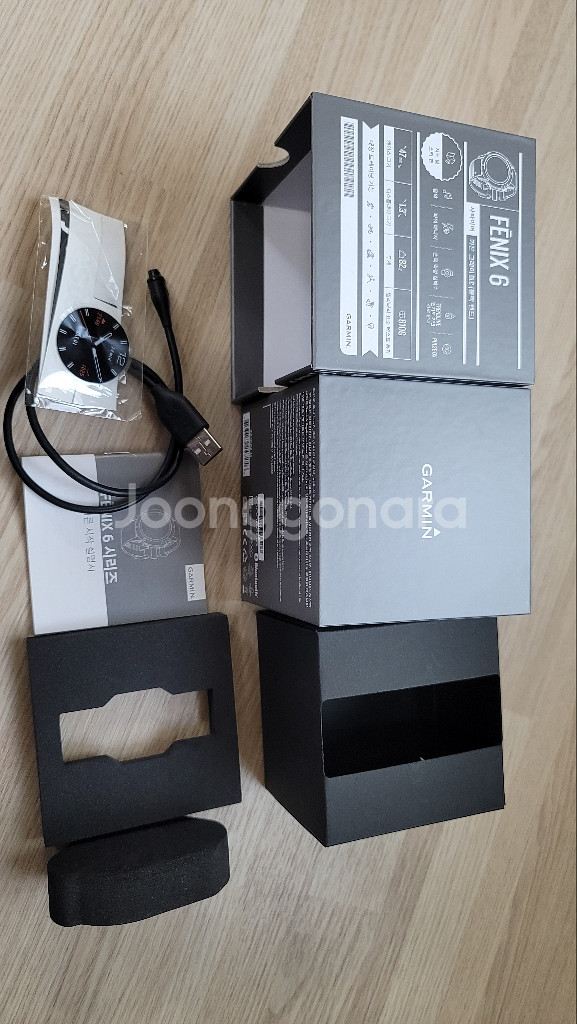 가민 피닉스 6 사파이어 카본그레이 DLC--8