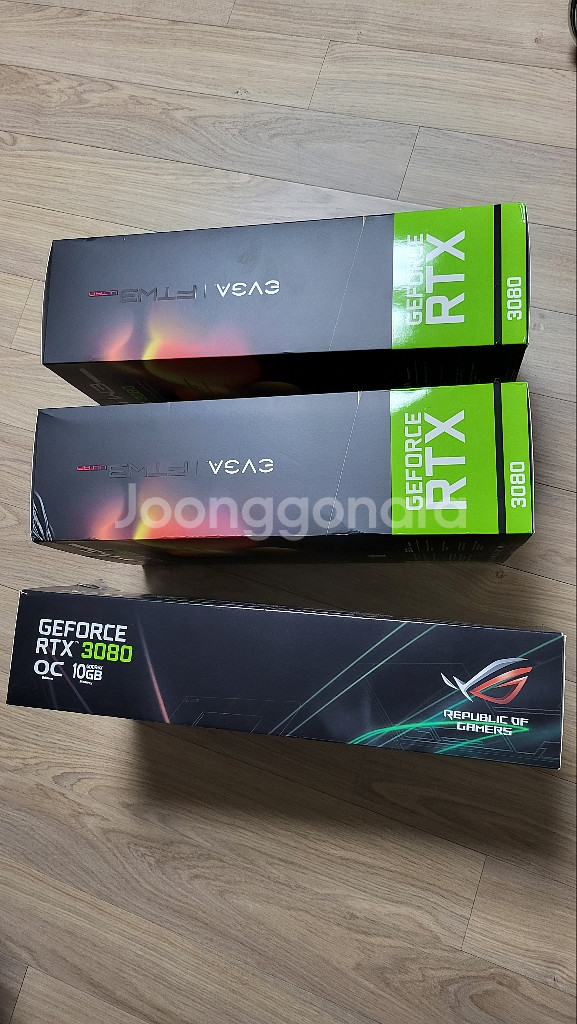 Rtx3080 NON (에브가ftw3 2, 스트릭 1)--0