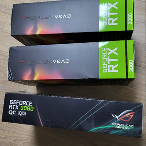 Rtx3080 NON (에브가ftw3 2, 스트릭 1)