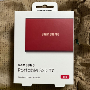 삼성 - Portable SSD T7 (1T,미개봉)