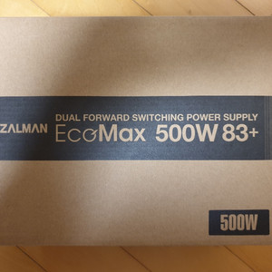 잘만 에코맥스(EcoMax) 500W 미개봉 팝니다