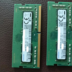 삼성 DDR4 8G 노트북램 2개