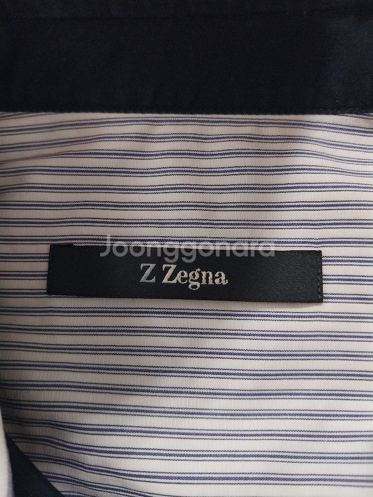 95)에르메네질도 제냐 정품 스트라이프 명품 셔츠--3