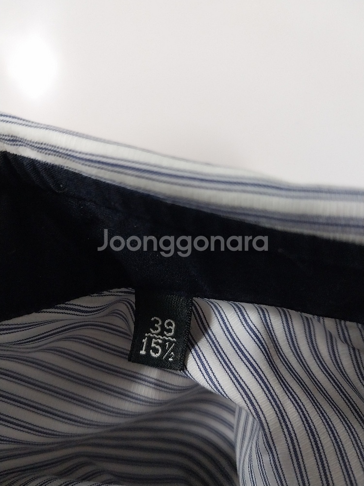 95)에르메네질도 제냐 정품 스트라이프 명품 셔츠--4