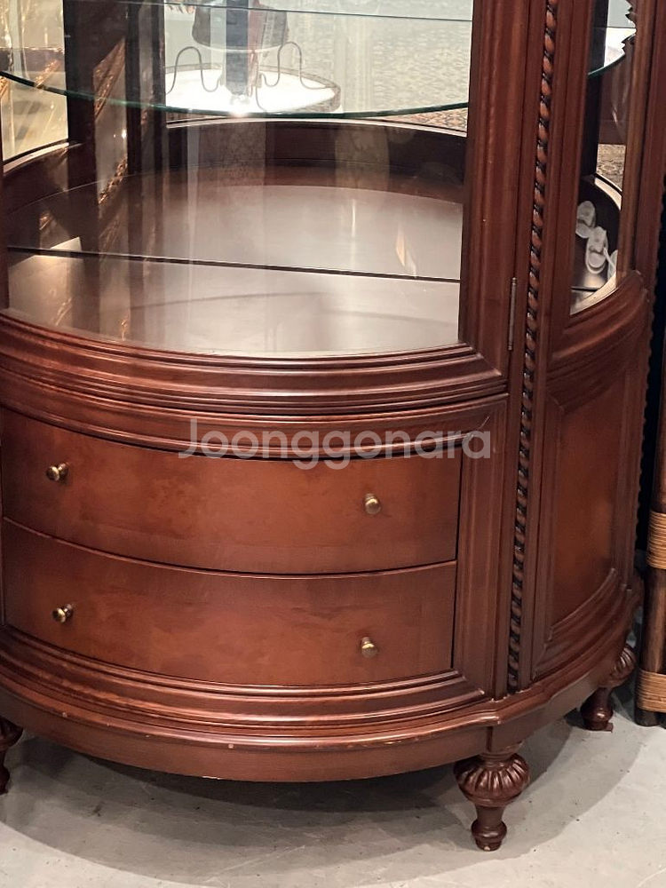 엔틱그릇장,수납장식장,수입장식장,그릇장식장,거실장--6